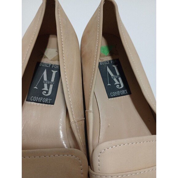 AJ VALENCI Women's Rhinestone  Leather Loafers Flats Shoes Size 8.5 W - Picture 7 of 10